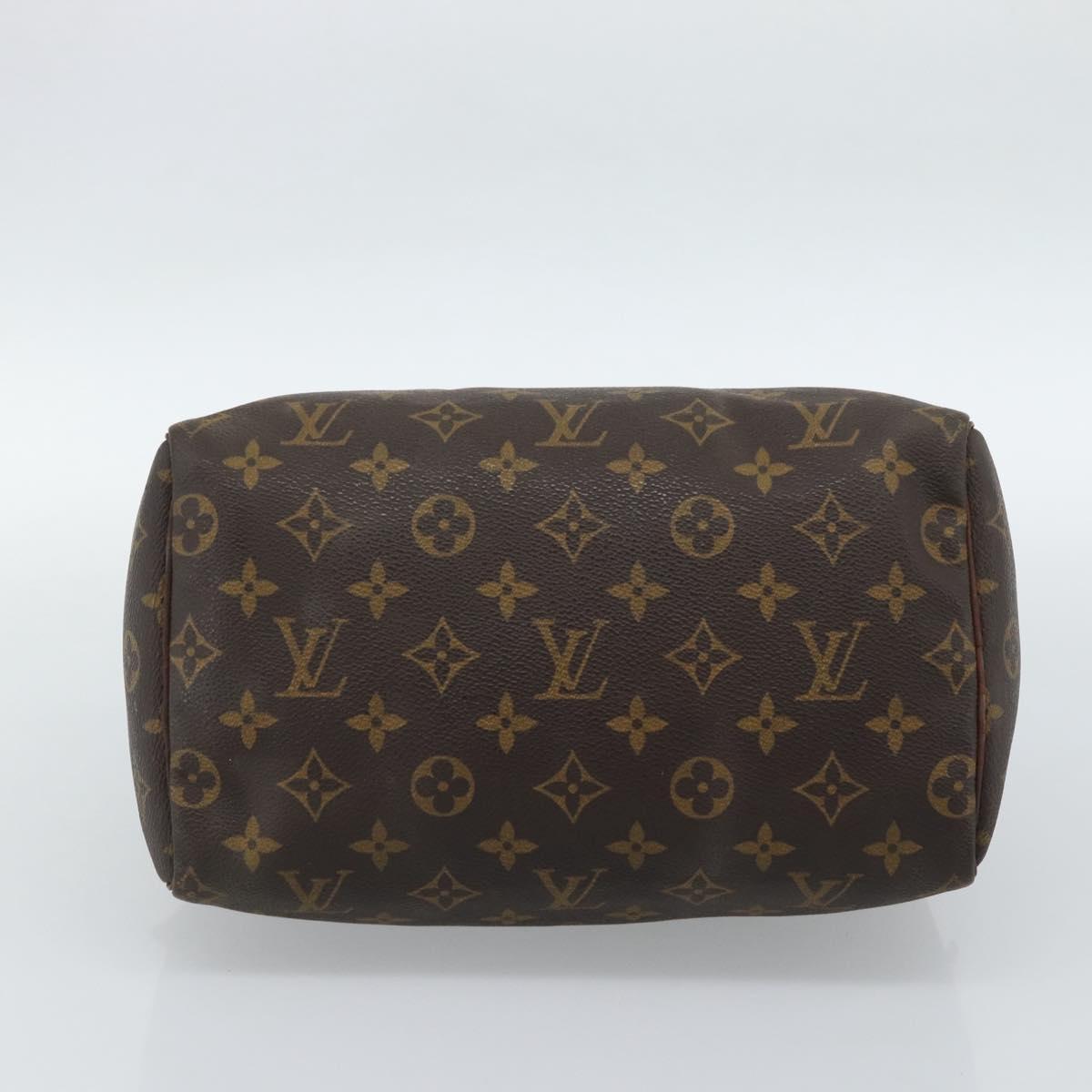 LOUIS VUITTON Monogram Speedy 25 Hand Bag M41528 LV Auth 186893