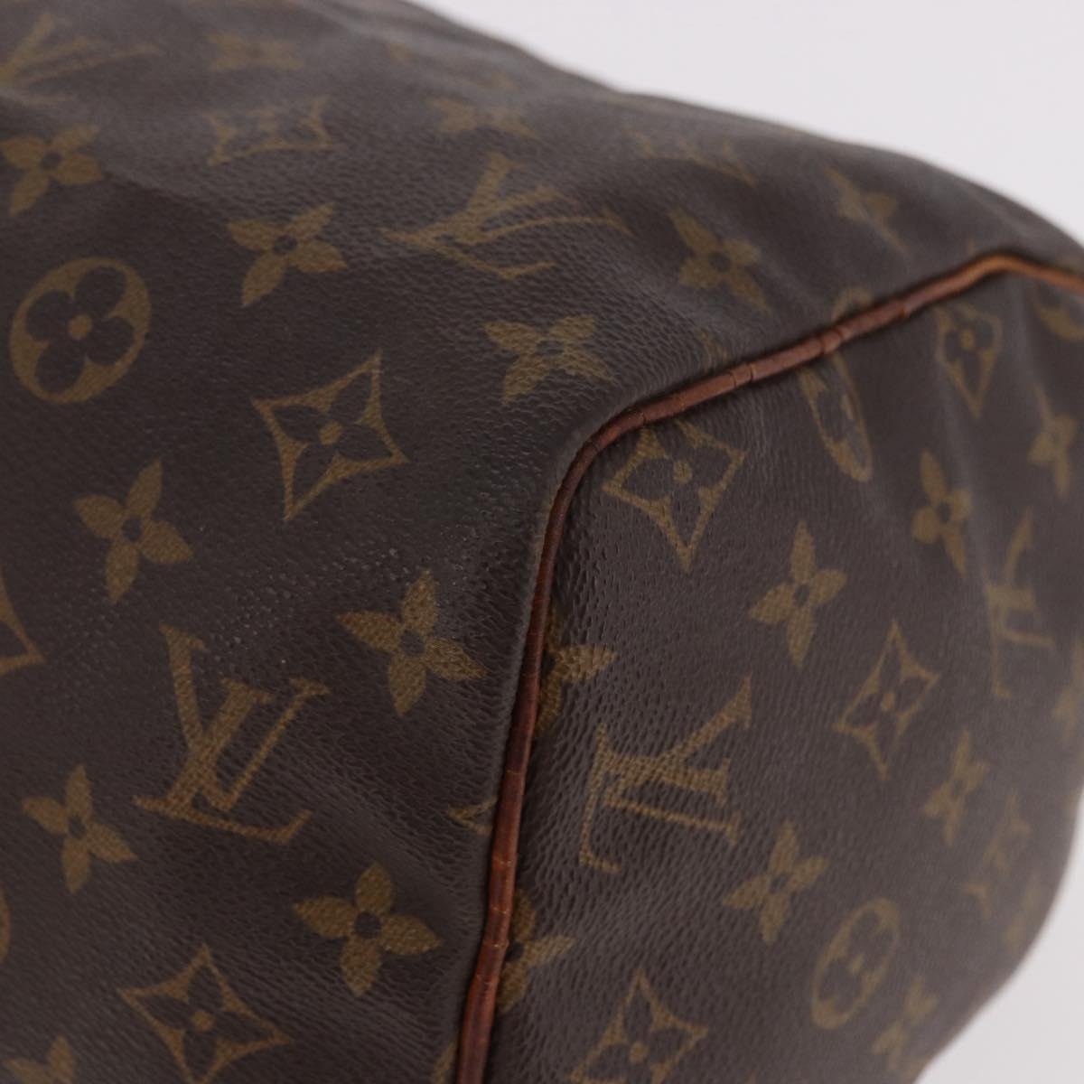 LOUIS VUITTON Monogram Speedy 30 Hand Bag M41526 LV Auth 186894