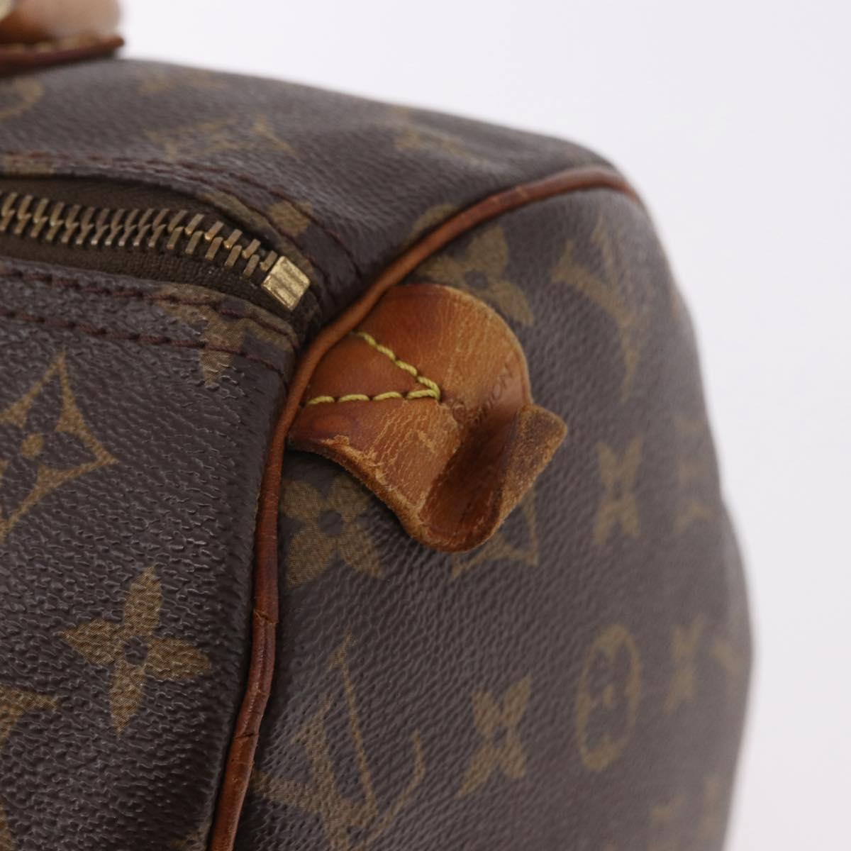 LOUIS VUITTON Monogram Speedy 30 Hand Bag M41526 LV Auth 186894