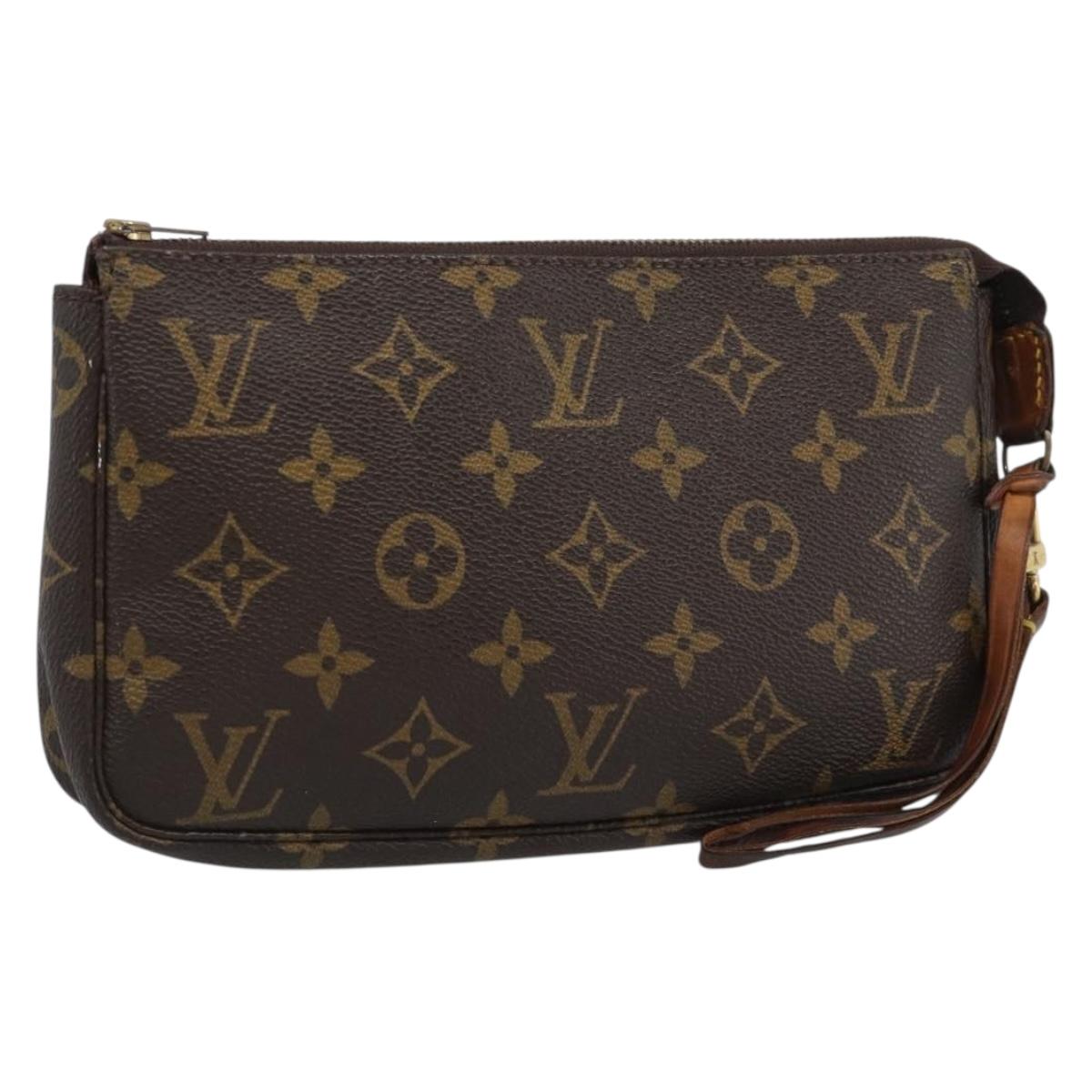 LOUIS VUITTON Monogram Pochette Accessoires Accessory Pouch M51980 Auth 186901