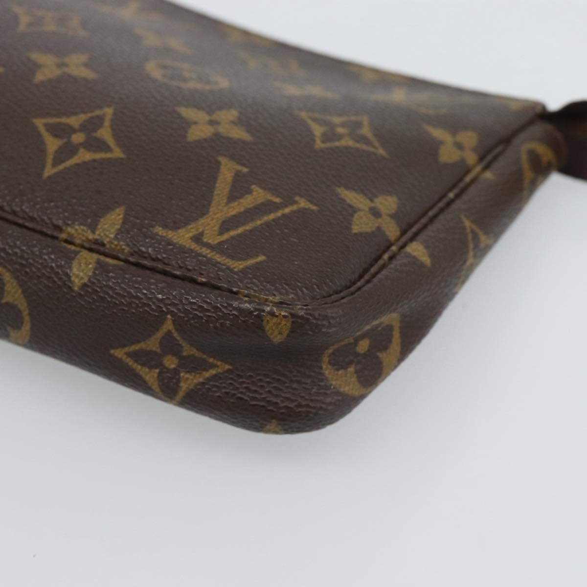 LOUIS VUITTON Monogram Pochette Accessoires Accessory Pouch M51980 Auth 186901