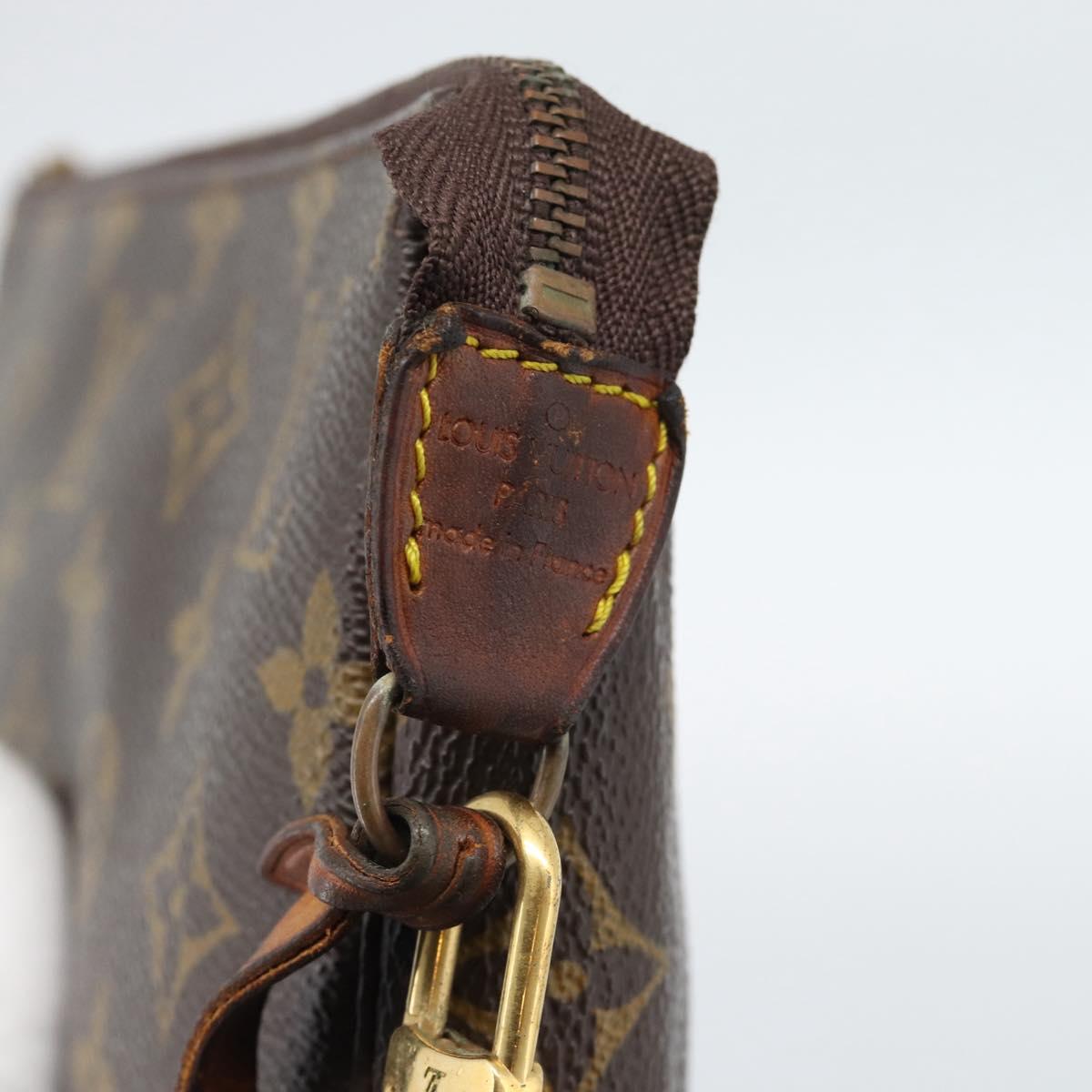 LOUIS VUITTON Monogram Pochette Accessoires Accessory Pouch M51980 Auth 186901