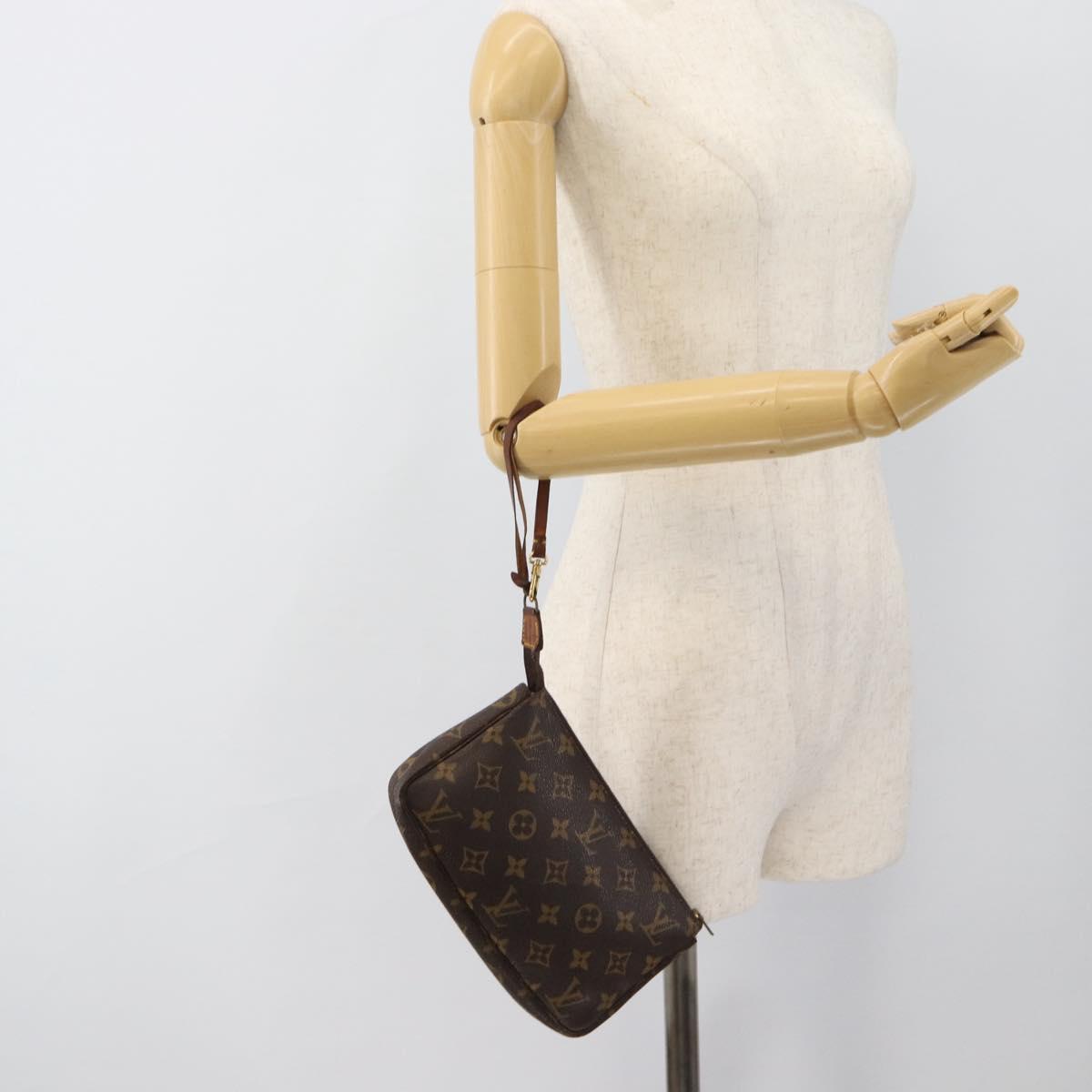 LOUIS VUITTON Monogram Pochette Accessoires Accessory Pouch M51980 Auth 186901