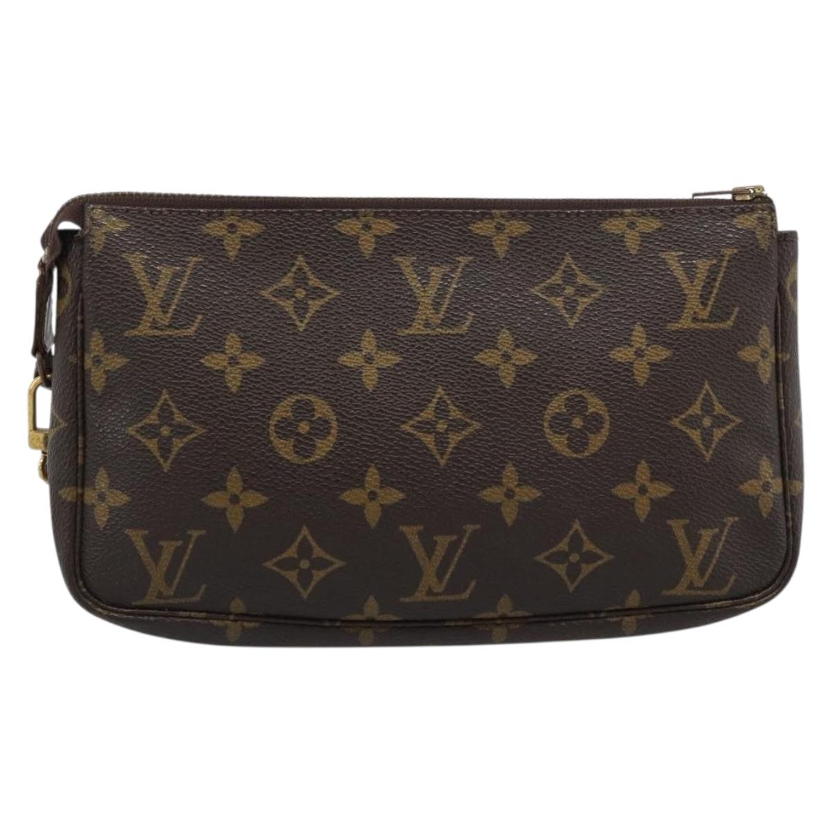 LOUIS VUITTON Monogram Pochette Accessoires Accessory Pouch M51980 Auth 186901