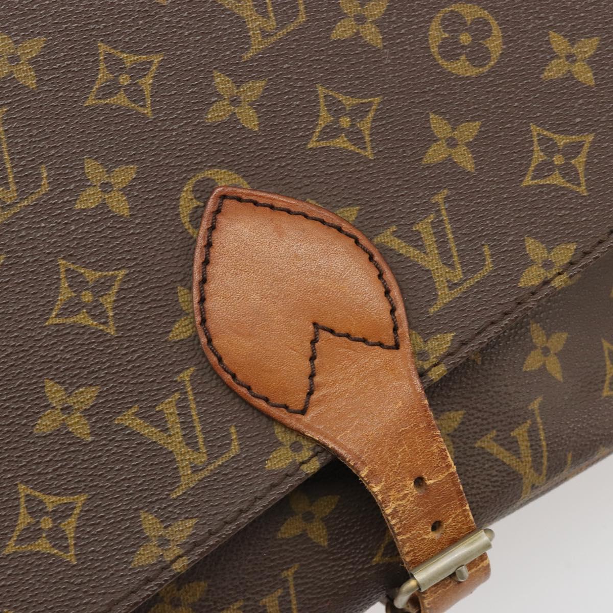 LOUIS VUITTON Monogram Cartouchiere GM Shoulder Bag M51252 LV Auth 186903
