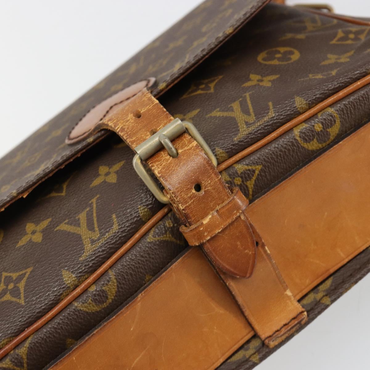 LOUIS VUITTON Monogram Cartouchiere GM Shoulder Bag M51252 LV Auth 186903