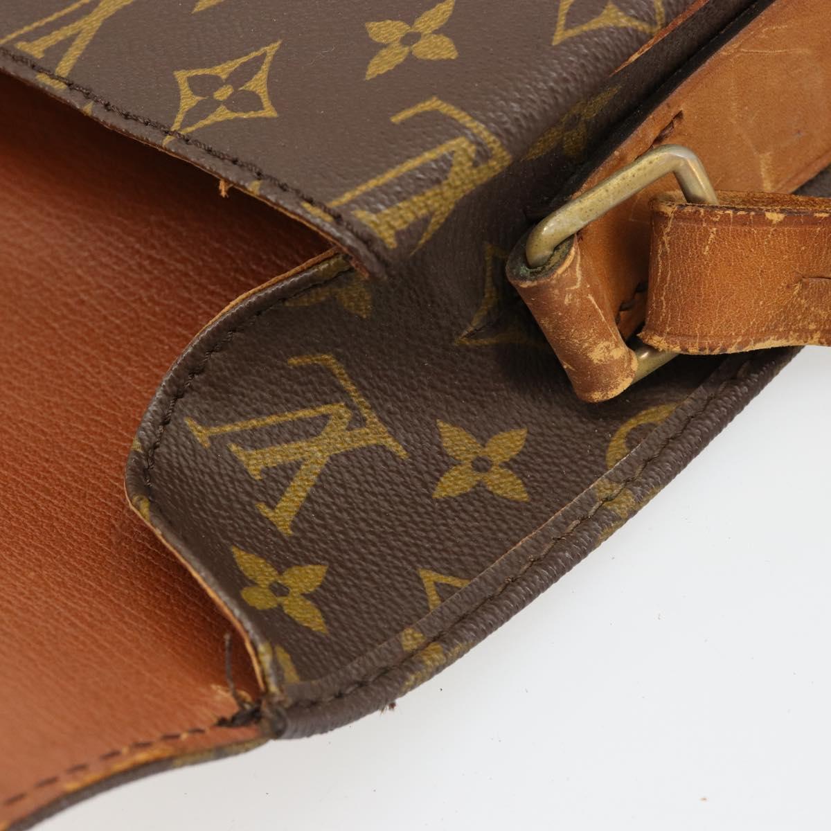 LOUIS VUITTON Monogram Cartouchiere GM Shoulder Bag M51252 LV Auth 186903