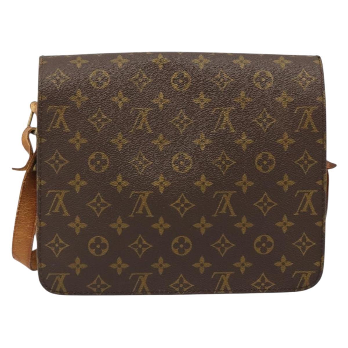 LOUIS VUITTON Monogram Cartouchiere GM Shoulder Bag M51252 LV Auth 186903