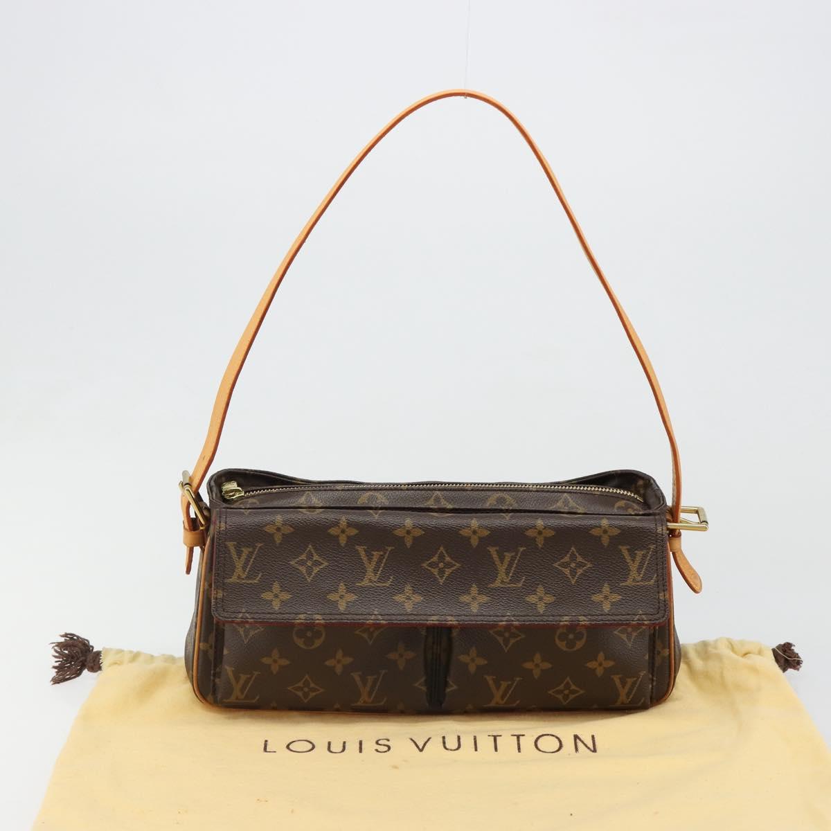 LOUIS VUITTON Monogram Viva Cite MM Shoulder Bag M51164 LV Auth 187006SAM
