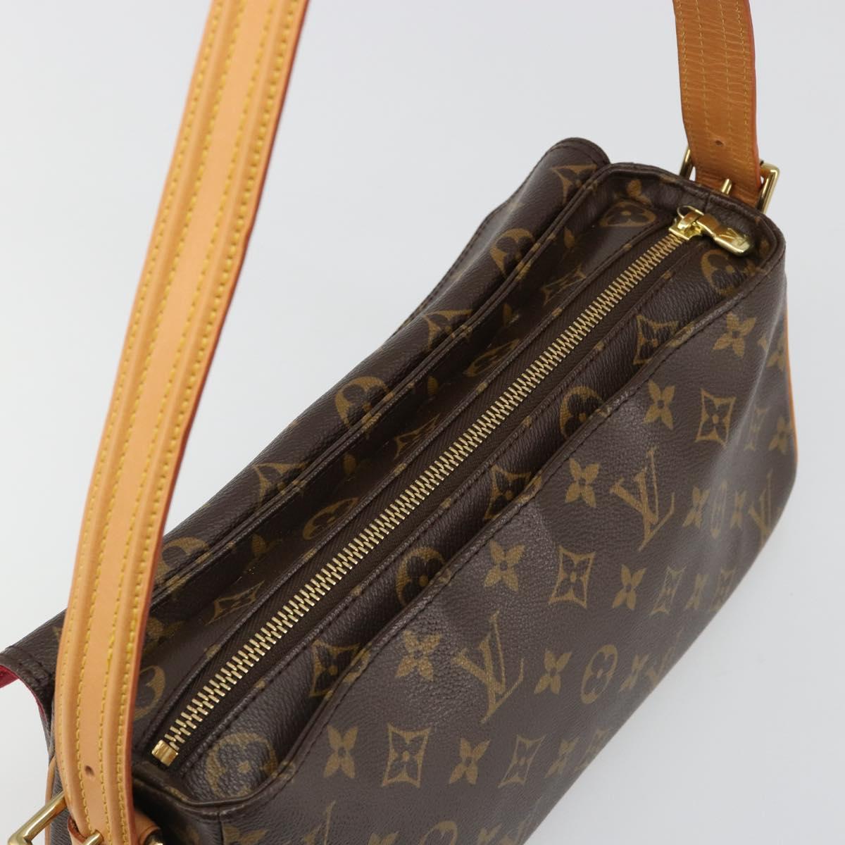 LOUIS VUITTON Monogram Viva Cite MM Shoulder Bag M51164 LV Auth 187006SAM