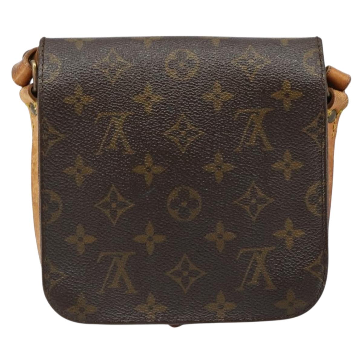 LOUIS VUITTON Monogram Cartouchiere PM Shoulder Bag M51254 LV Auth 187007