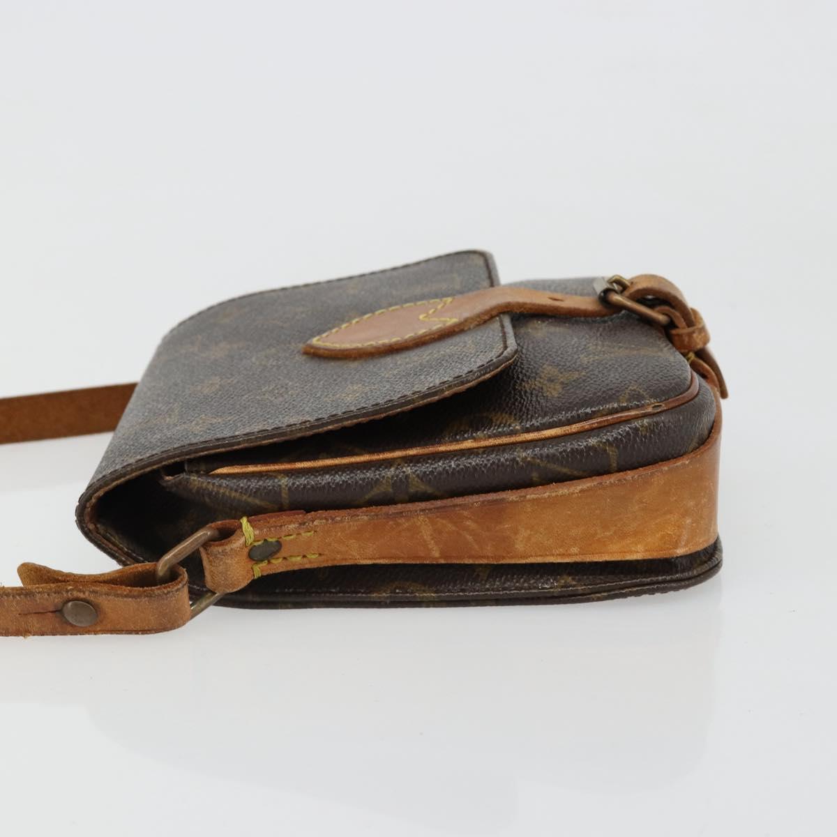 LOUIS VUITTON Monogram Cartouchiere PM Shoulder Bag M51254 LV Auth 187007