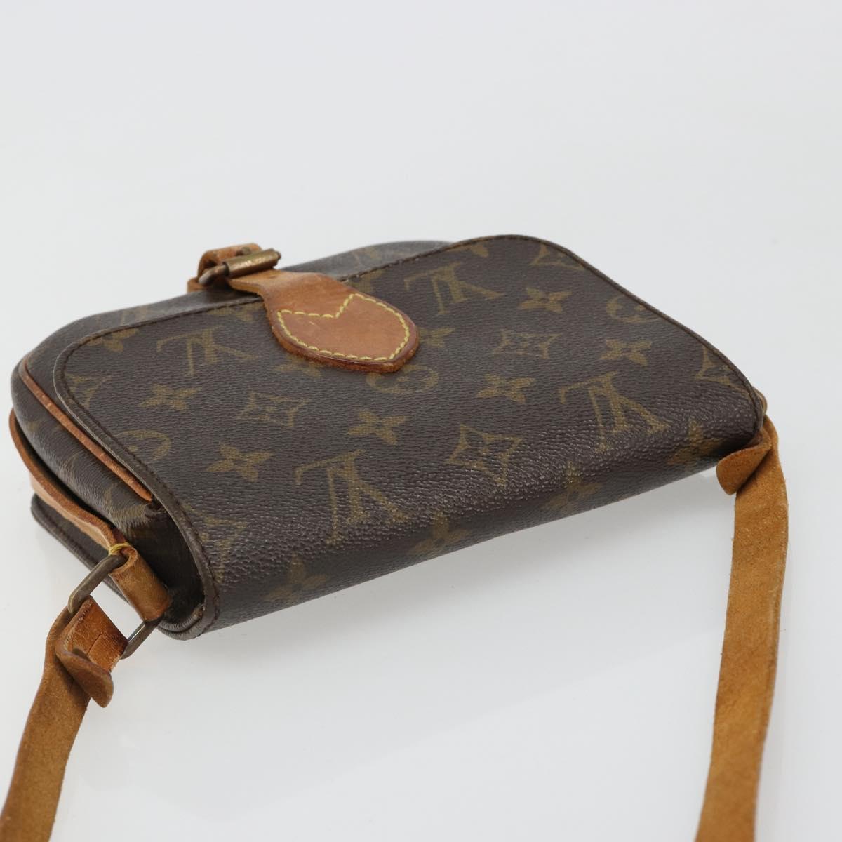 LOUIS VUITTON Monogram Cartouchiere PM Shoulder Bag M51254 LV Auth 187007
