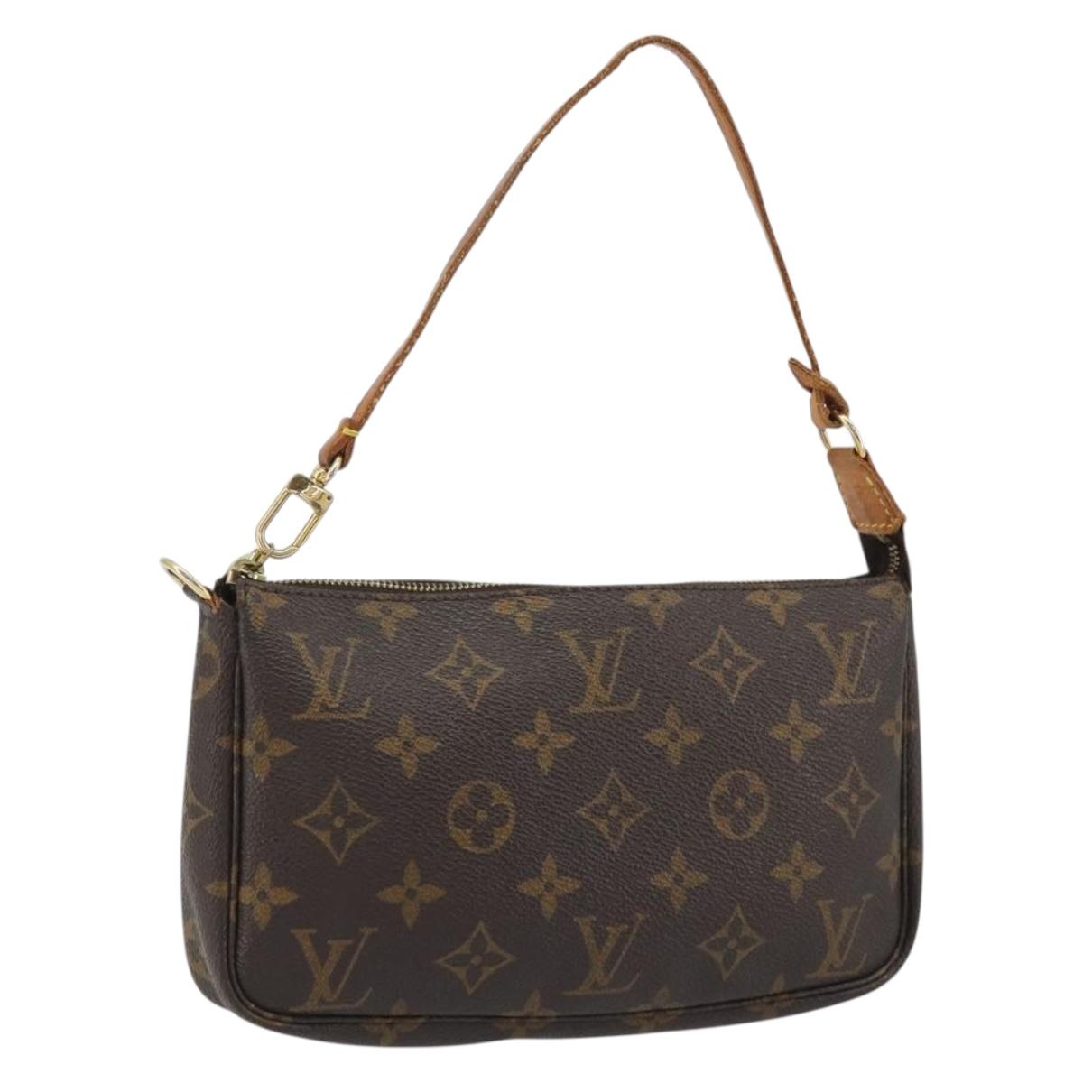 LOUIS VUITTON Monogram Pochette Accessoires Pouch M51980 LV Auth 187010A