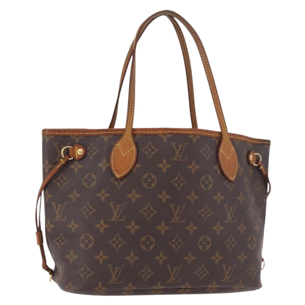 LOUIS VUITTON Monogram Neverfull PM Tote Bag M40155 LV Auth 187011