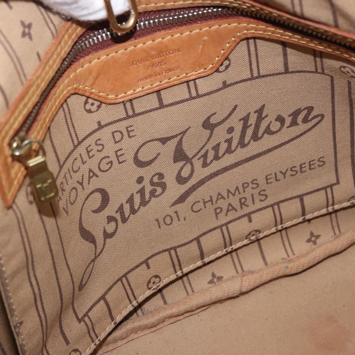 LOUIS VUITTON Monogram Neverfull PM Tote Bag M40155 LV Auth 187011
