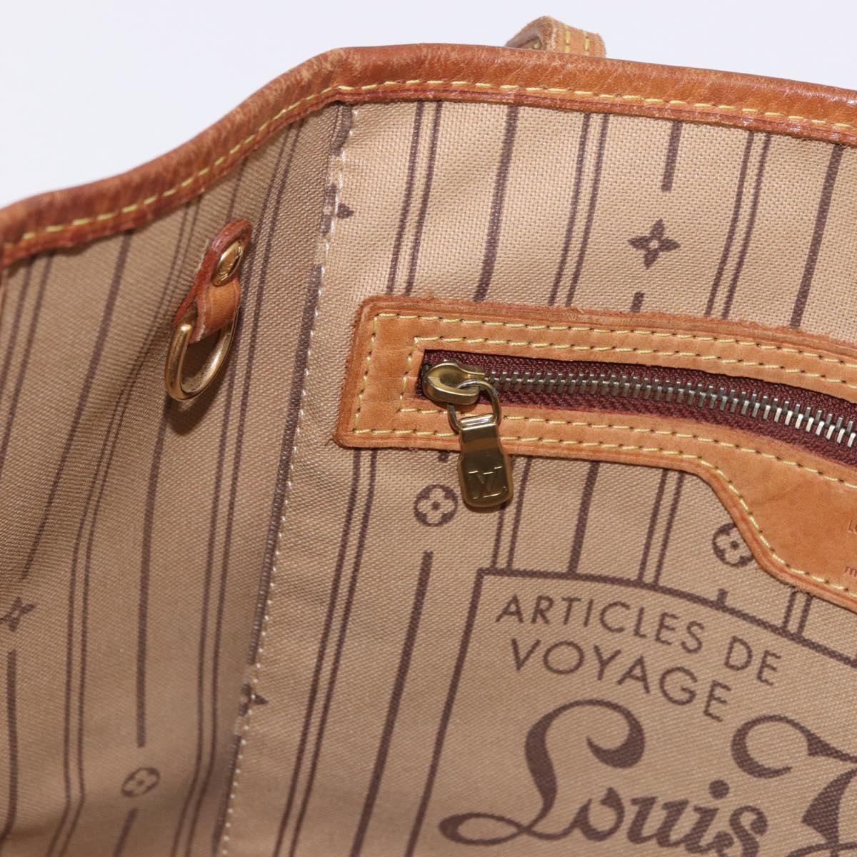 LOUIS VUITTON Monogram Neverfull PM Tote Bag M40155 LV Auth 187011