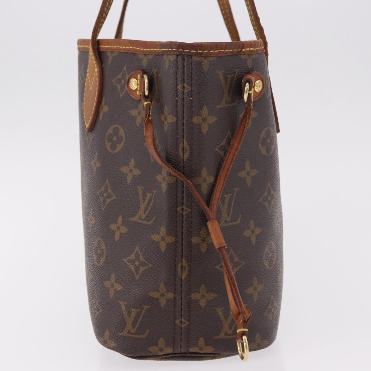 LOUIS VUITTON Monogram Neverfull PM Tote Bag M40155 LV Auth 187011