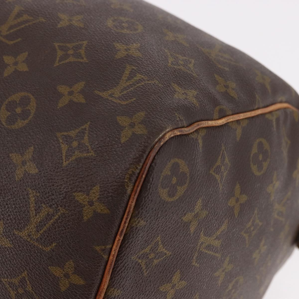 LOUIS VUITTON Monogram Keepall 45 Boston Bag M41428 LV Auth 187012