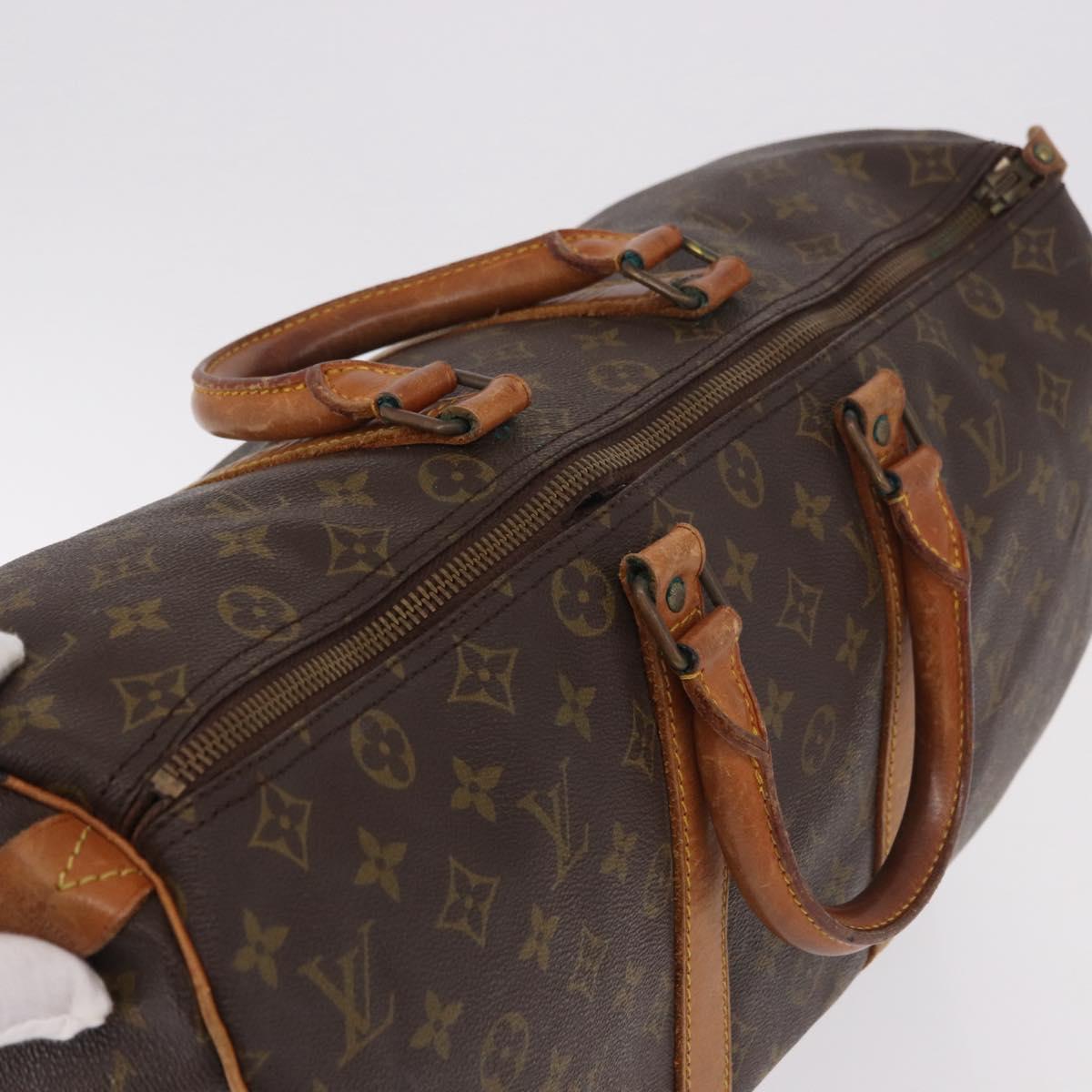 LOUIS VUITTON Monogram Keepall 45 Boston Bag M41428 LV Auth 187012