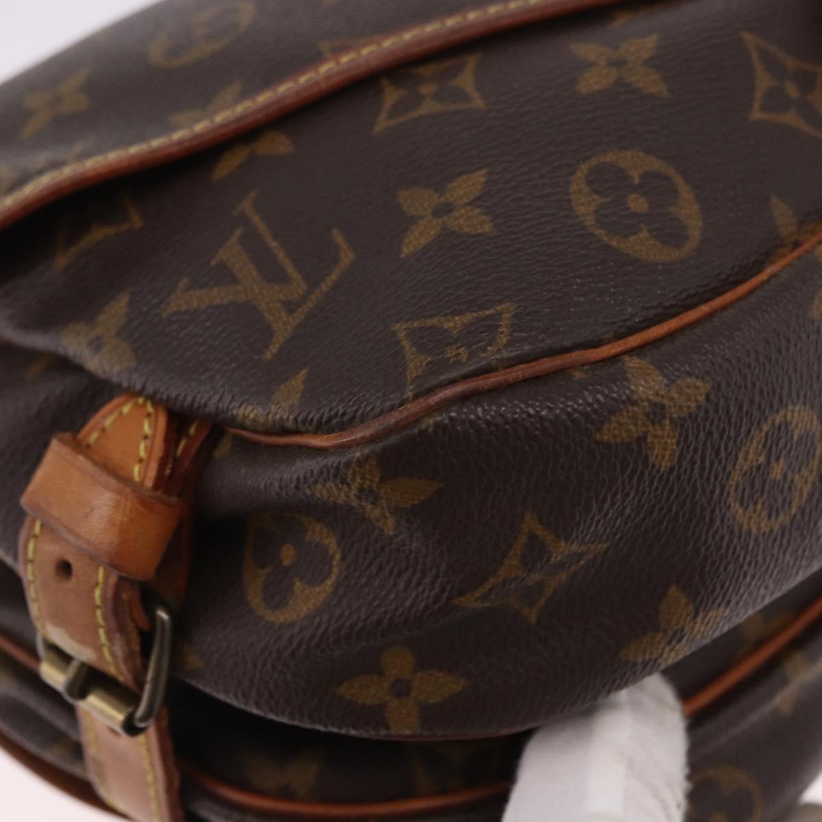 LOUIS VUITTON Monogram Saumur 30 Shoulder Bag M42256 LV Auth 187014