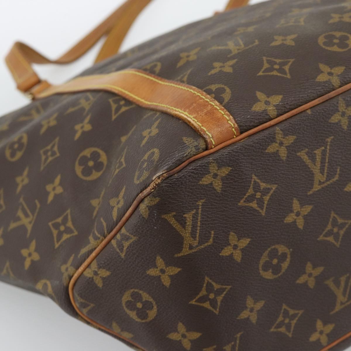 LOUIS VUITTON Monogram Sac Shopping Tote Bag M51108 LV Auth 187015