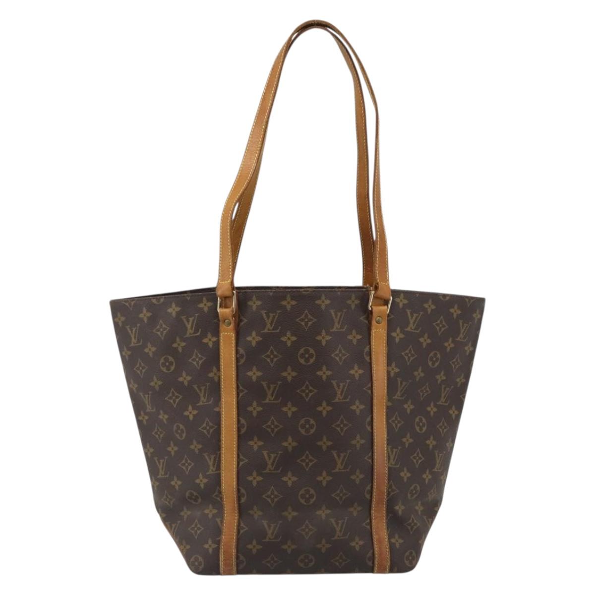 LOUIS VUITTON Monogram Sac Shopping Tote Bag M51108 LV Auth 187015