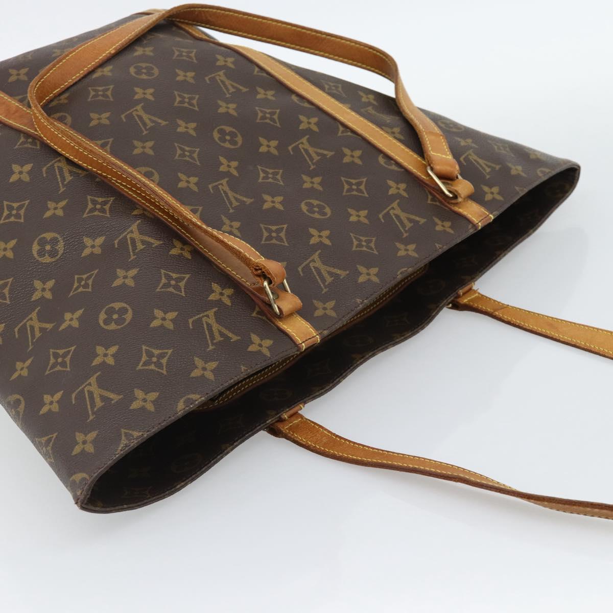 LOUIS VUITTON Monogram Sac Shopping Tote Bag M51108 LV Auth 187015
