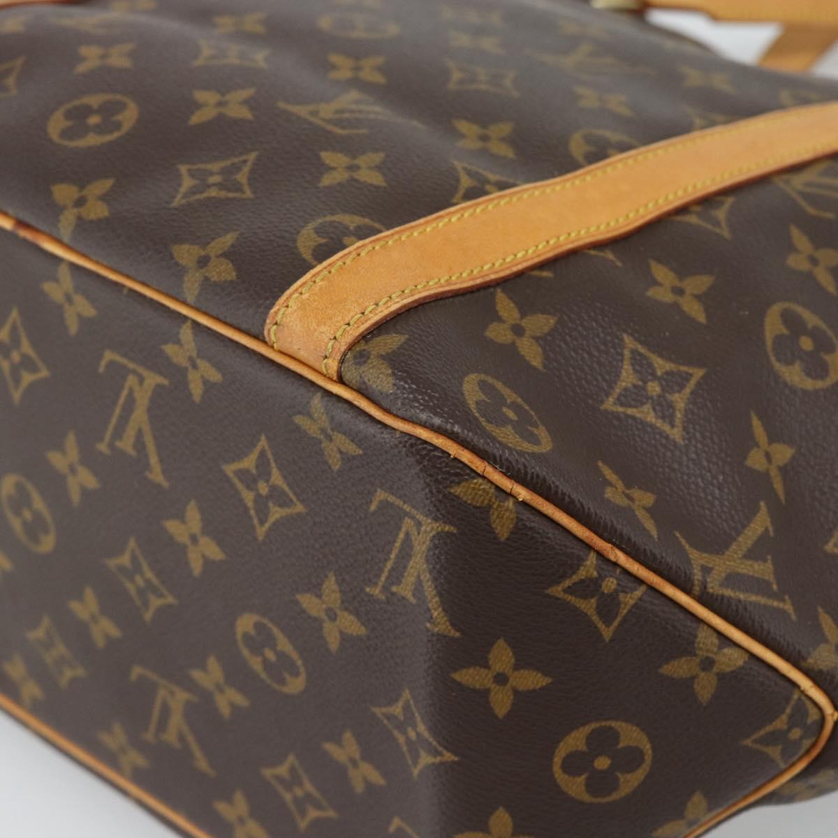 LOUIS VUITTON Monogram Sac Shopping Tote Bag M51108 LV Auth 187018