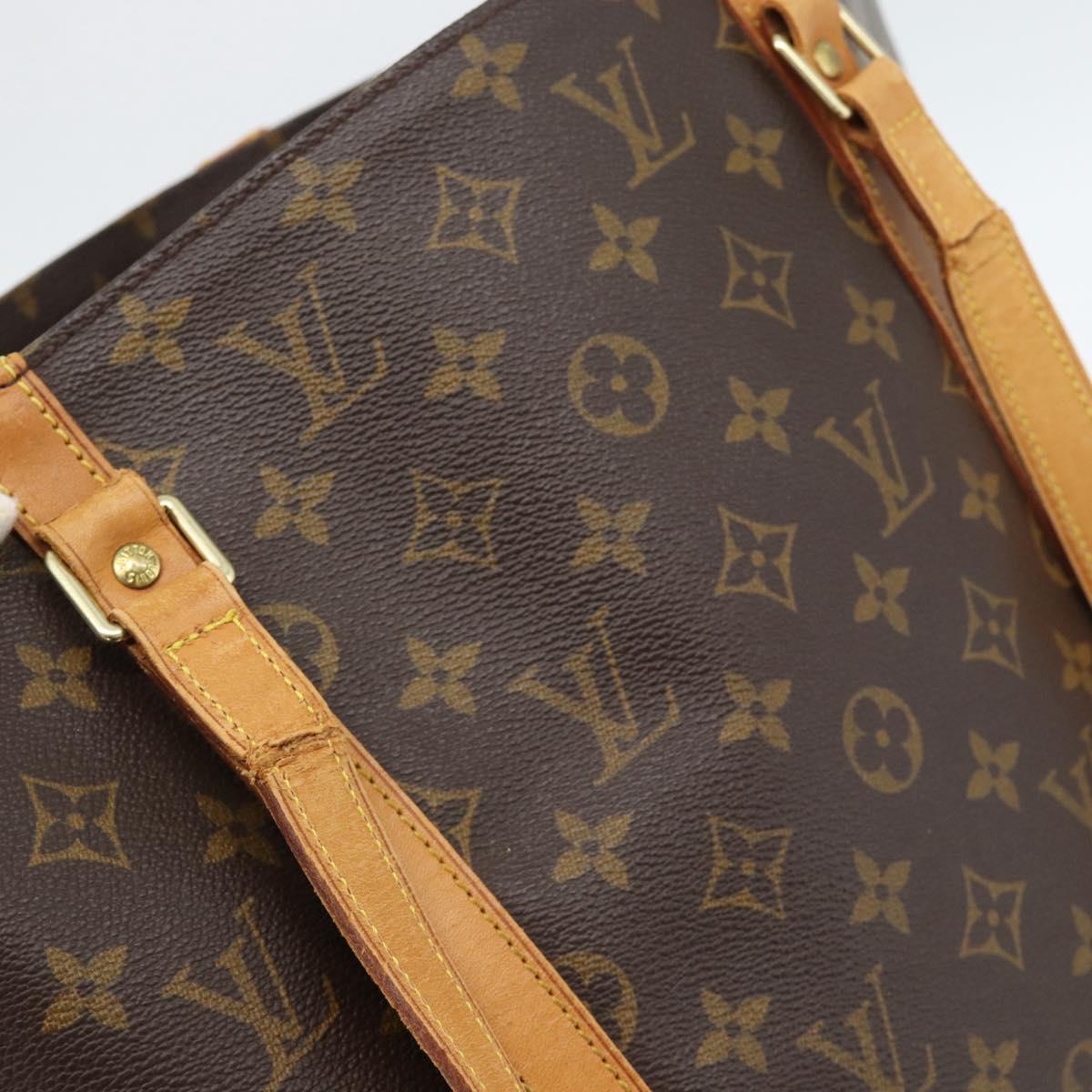 LOUIS VUITTON Monogram Sac Shopping Tote Bag M51108 LV Auth 187018