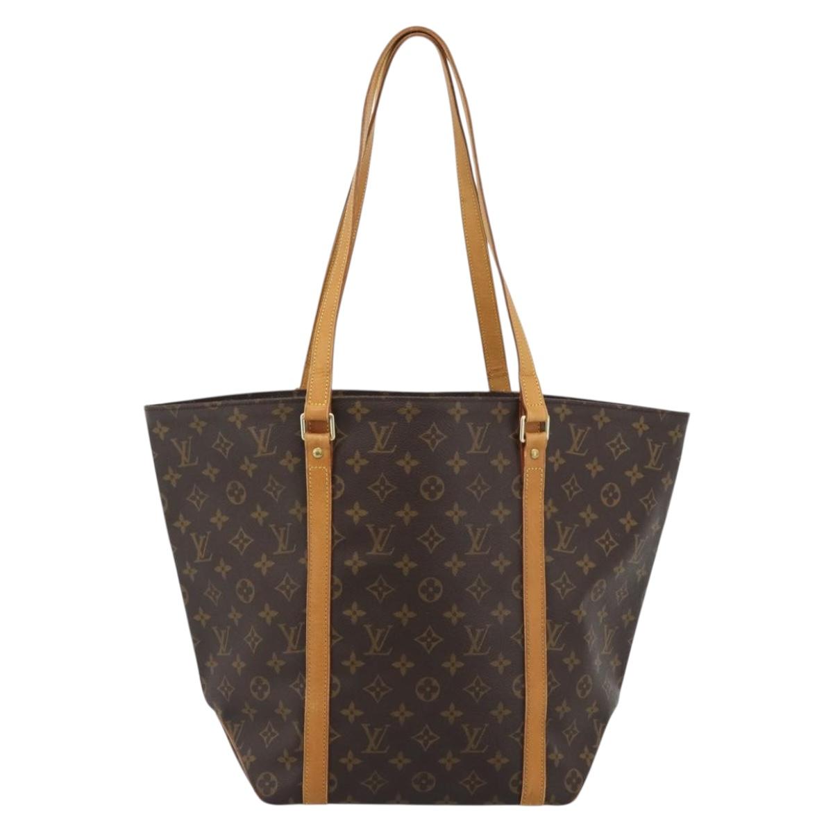 LOUIS VUITTON Monogram Sac Shopping Tote Bag M51108 LV Auth 187018