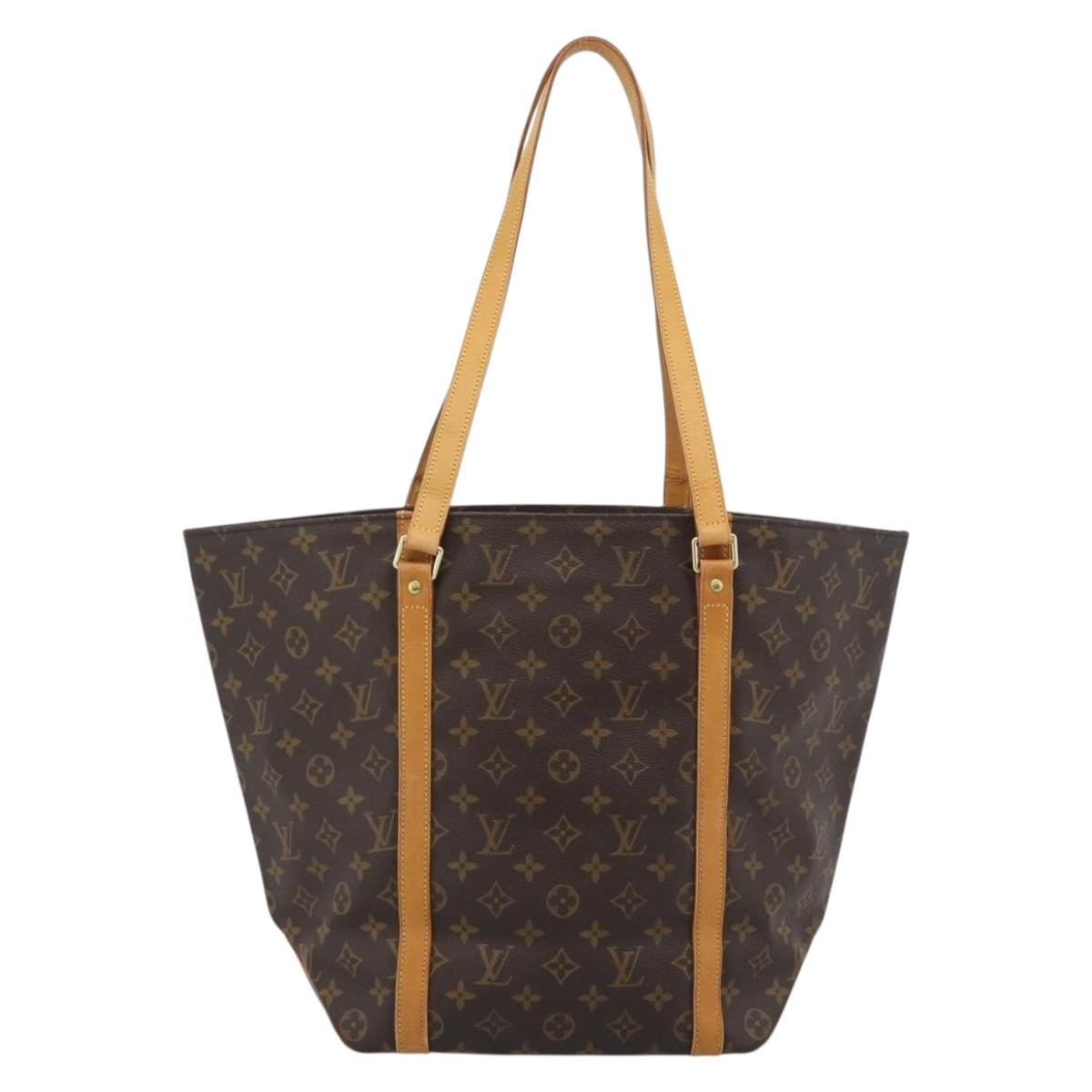 LOUIS VUITTON Monogram Sac Shopping Tote Bag M51108 LV Auth 187018