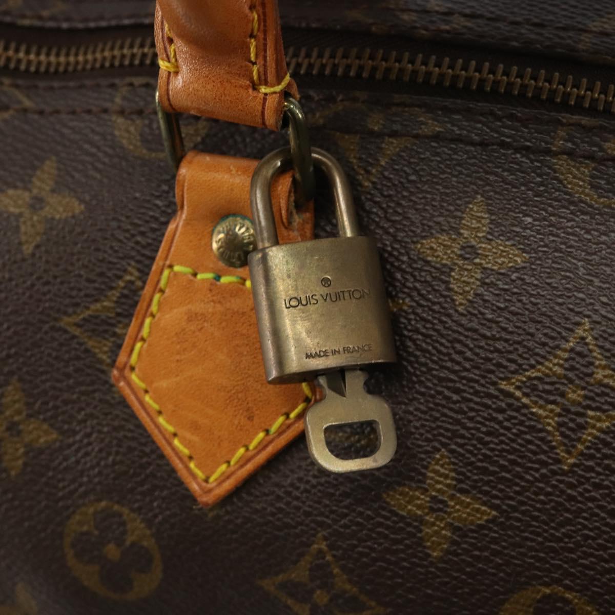 LOUIS VUITTON Monogram Speedy 35 Hand Bag M41524 LV Auth 187030SAV