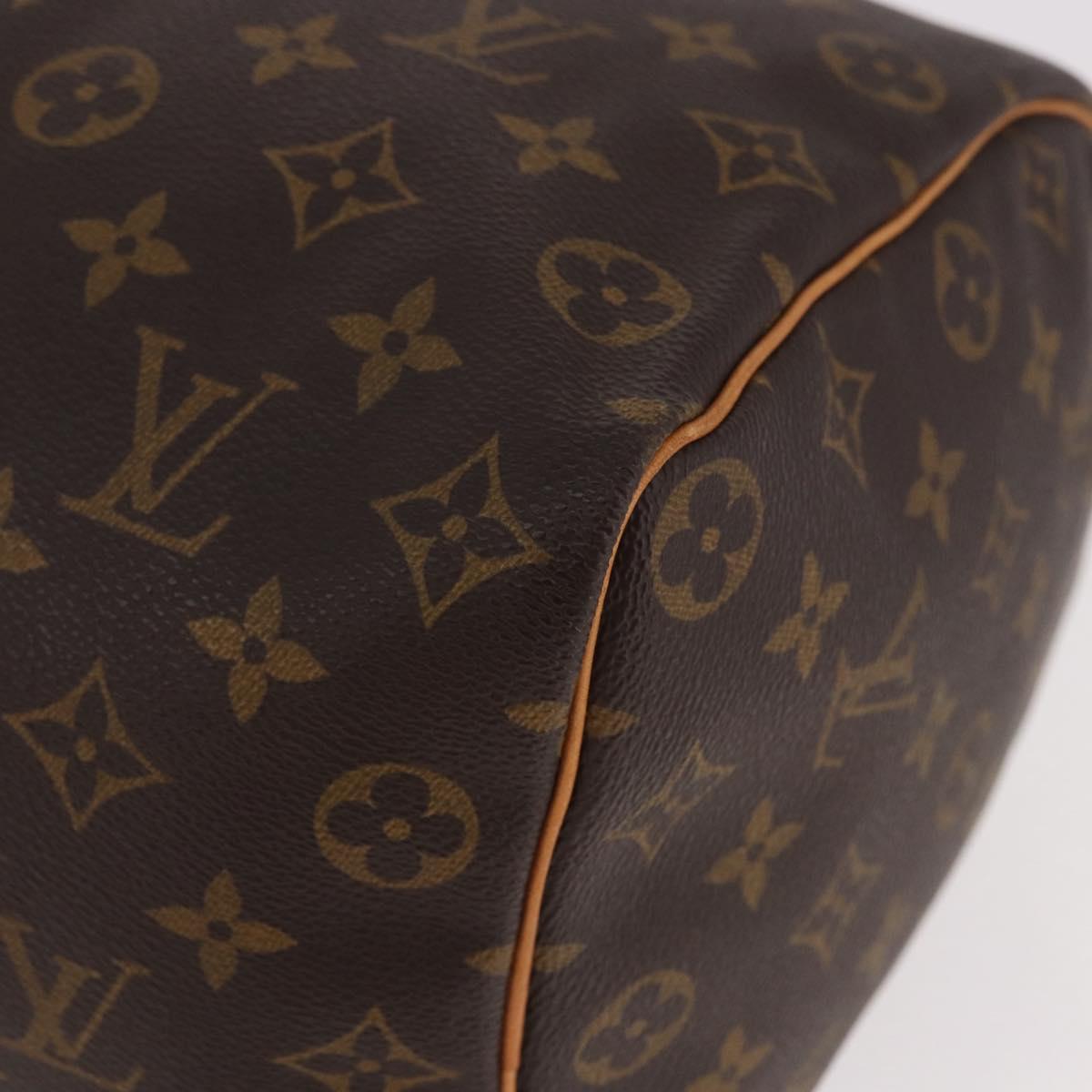 LOUIS VUITTON Monogram Speedy 35 Hand Bag M41524 LV Auth 187032A
