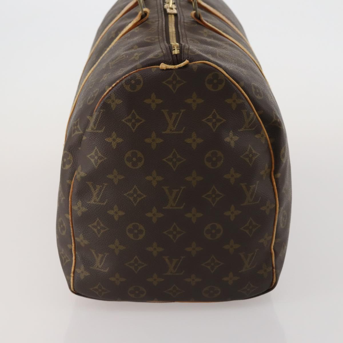 LOUIS VUITTON Monogram Keepall 50 Boston Bag M41426 LV Auth 187059
