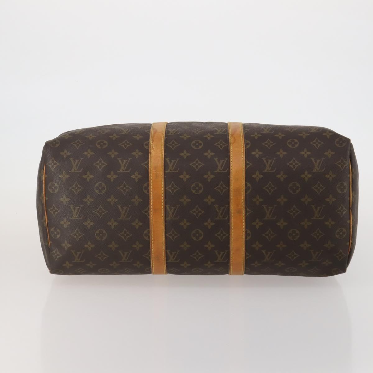 LOUIS VUITTON Monogram Keepall 50 Boston Bag M41426 LV Auth 187059
