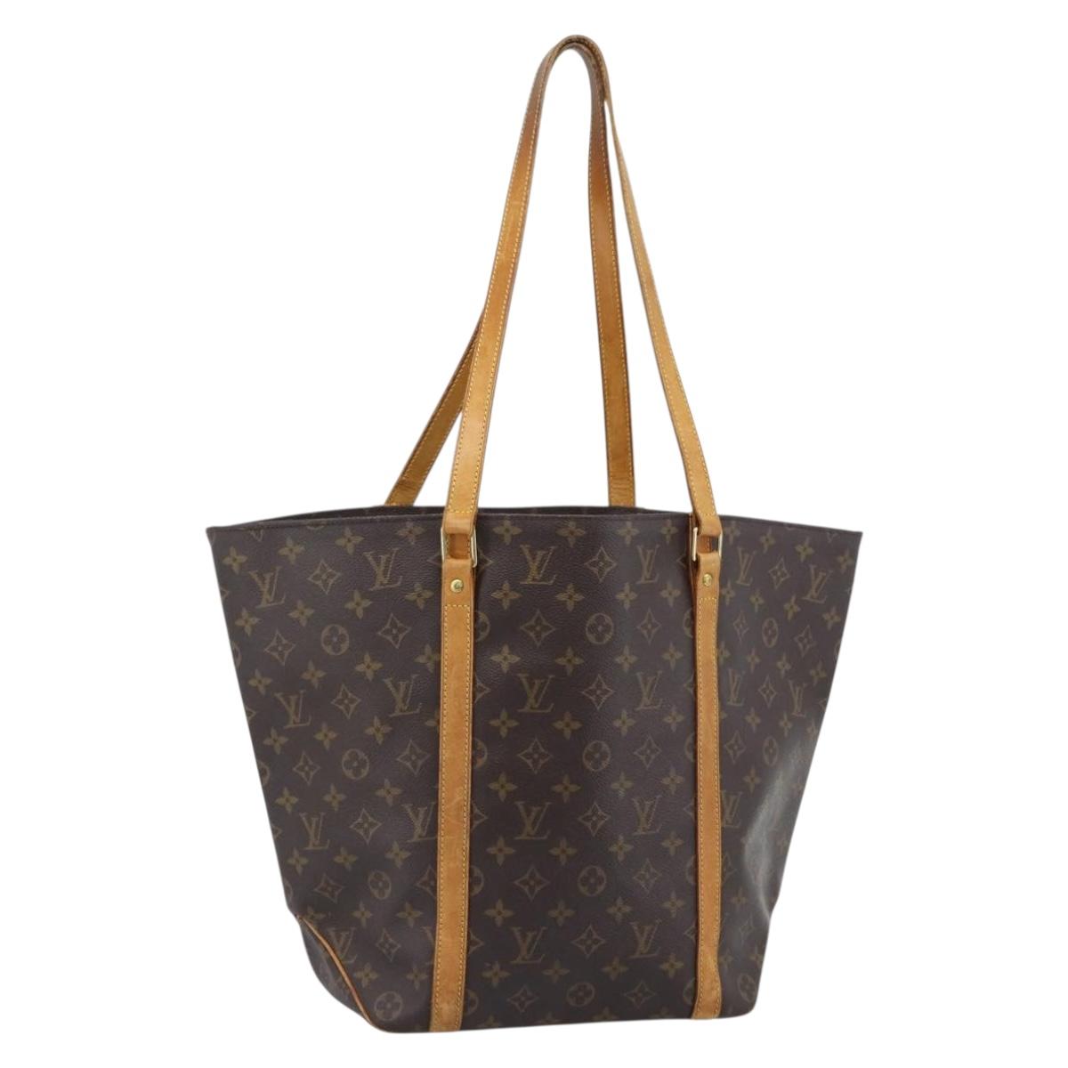 LOUIS VUITTON Monogram Sac Shopping Tote Bag M51108 LV Auth 187062