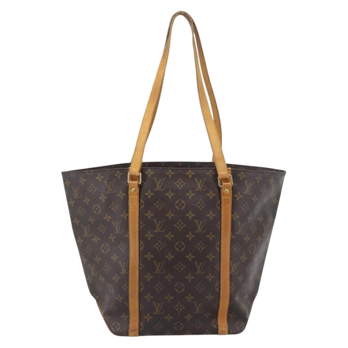 LOUIS VUITTON Monogram Sac Shopping Tote Bag M51108 LV Auth 187062