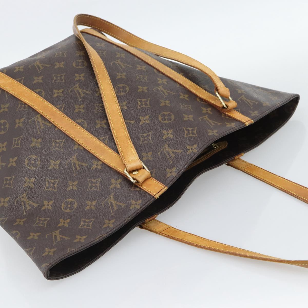 LOUIS VUITTON Monogram Sac Shopping Tote Bag M51108 LV Auth 187062