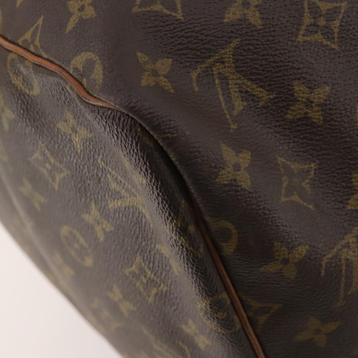 LOUIS VUITTON Monogram Keepall 55 Boston Bag M41424 LV Auth 187063