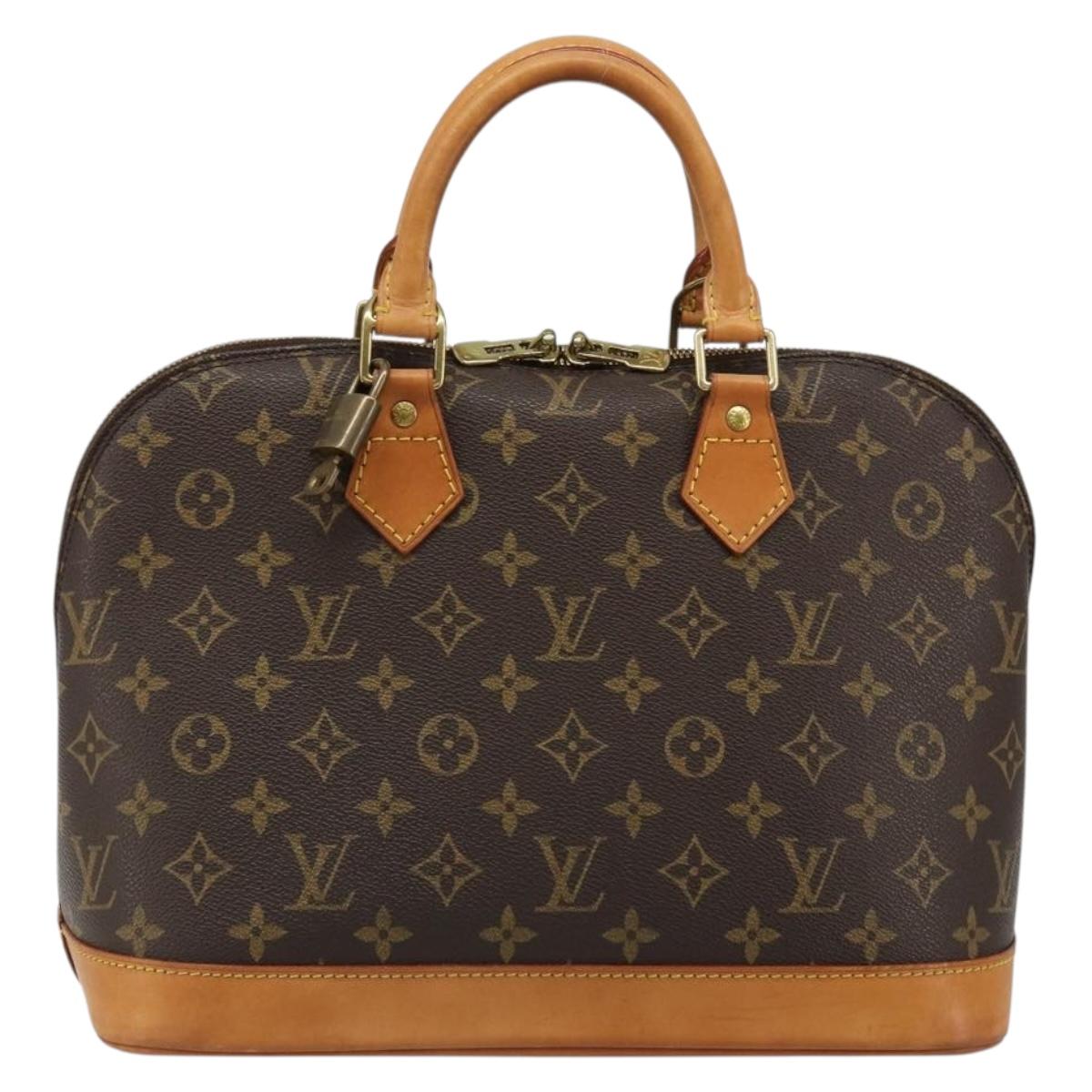 LOUIS VUITTON Monogram Alma Hand Bag M51130 LV Auth 187066V