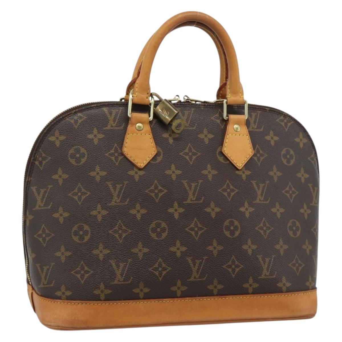 LOUIS VUITTON Monogram Alma Hand Bag M51130 LV Auth 187067V