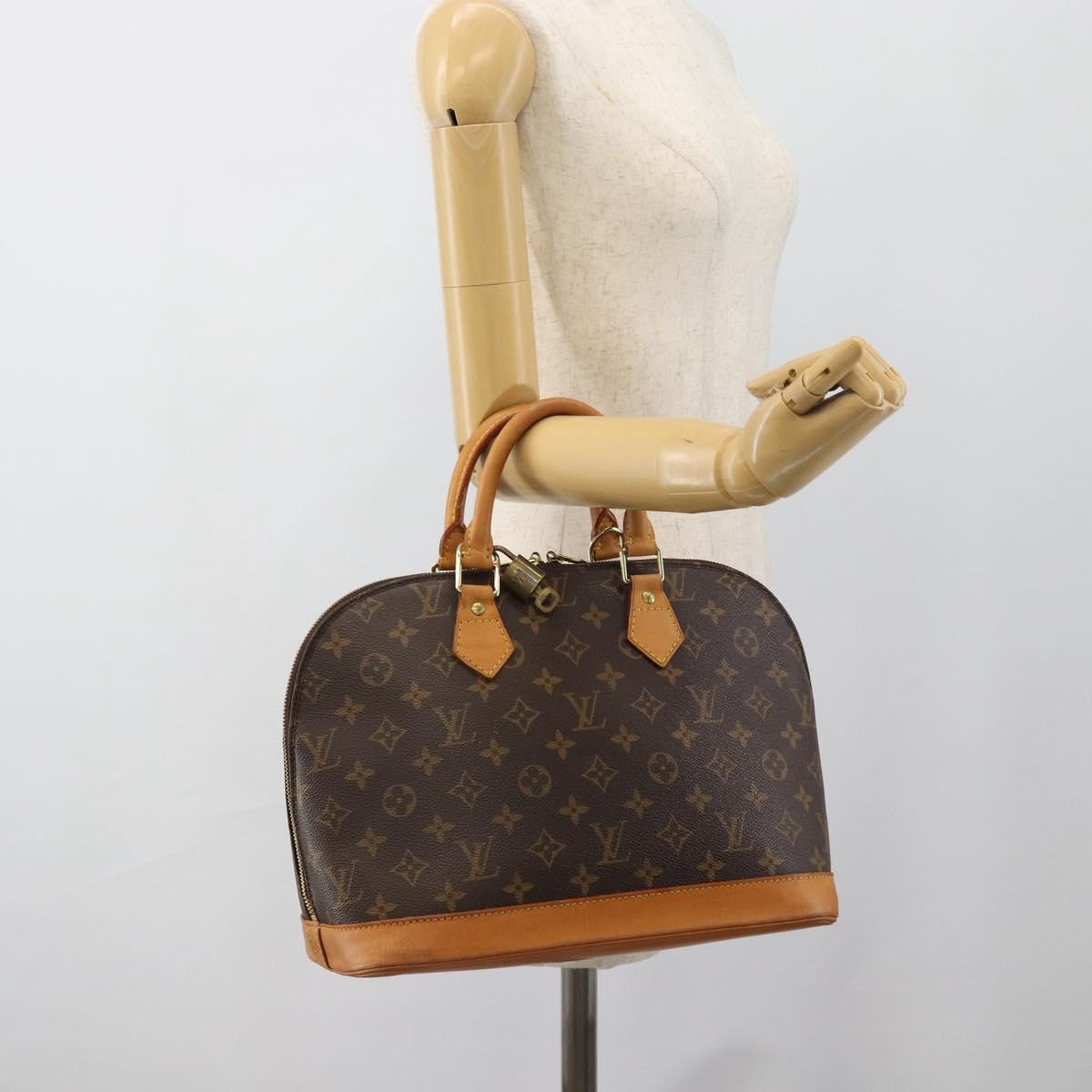 LOUIS VUITTON Monogram Alma Hand Bag M51130 LV Auth 187067V
