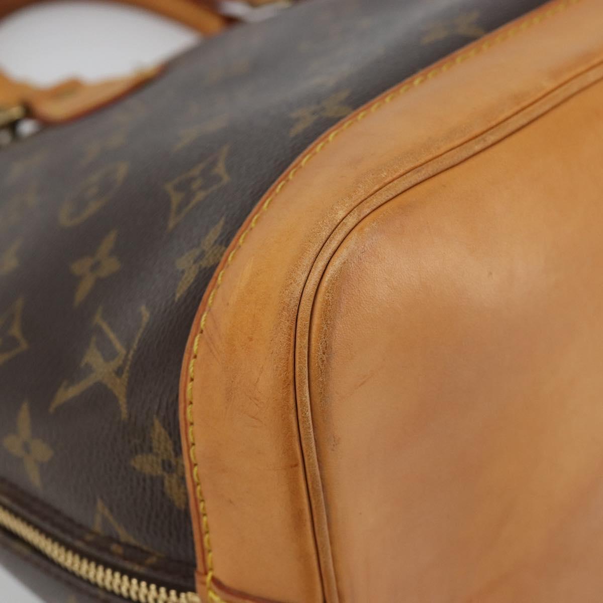 LOUIS VUITTON Monogram Alma Hand Bag M51130 LV Auth 187068V