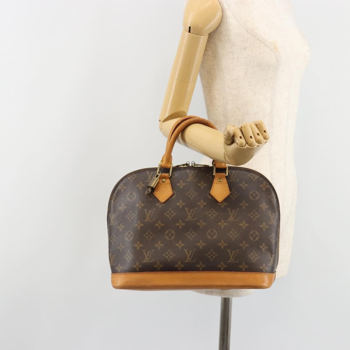 LOUIS VUITTON Monogram Alma Hand Bag M51130 LV Auth 187068V