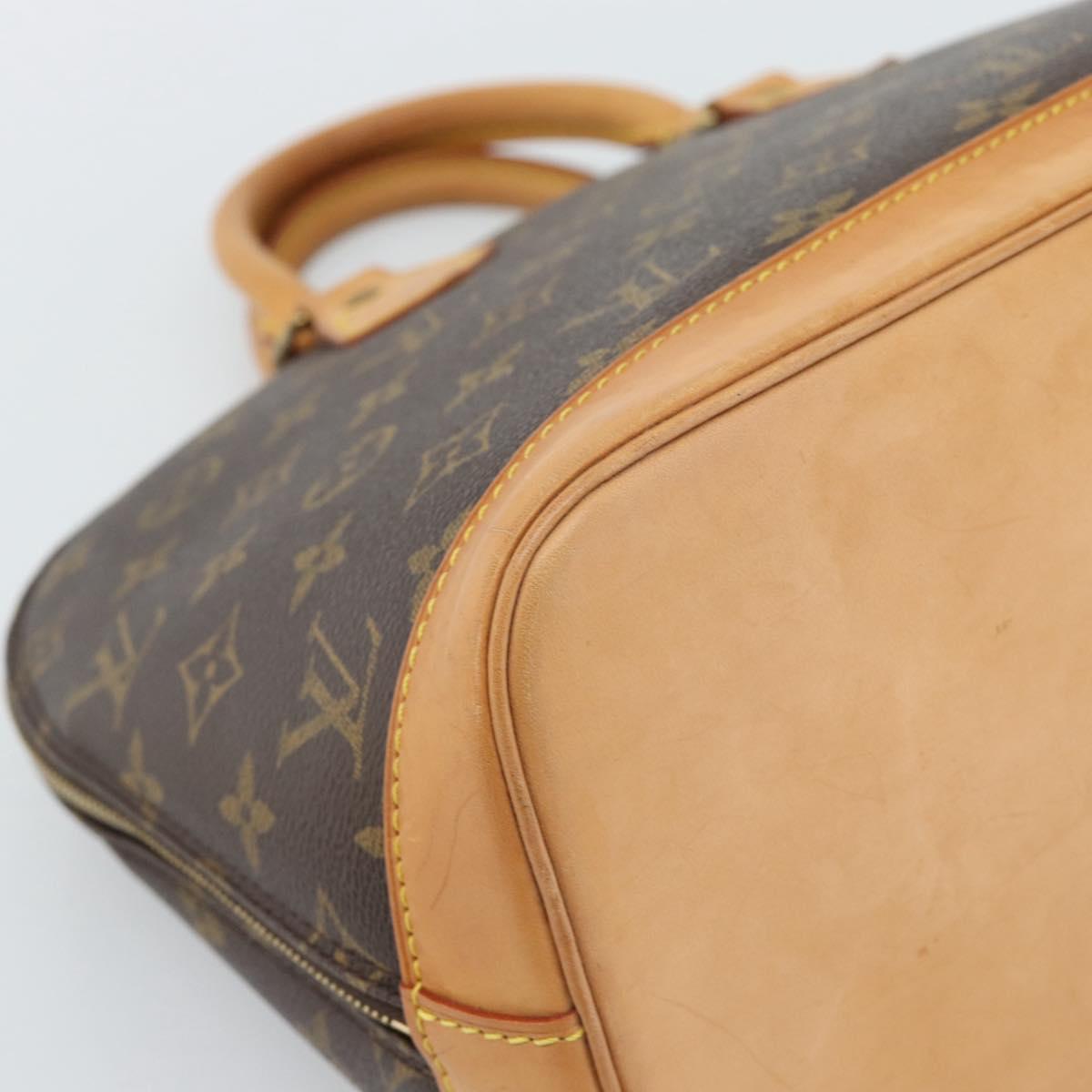 LOUIS VUITTON Monogram Alma Hand Bag M51130 LV Auth 187069V