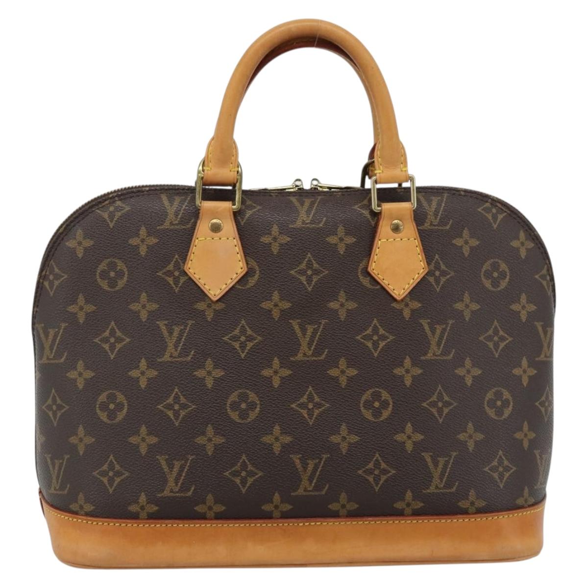 LOUIS VUITTON Monogram Alma Hand Bag M51130 LV Auth 187069V