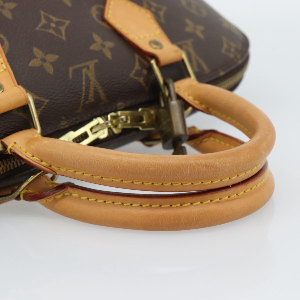 LOUIS VUITTON Monogram Alma Hand Bag M51130 LV Auth 187069V