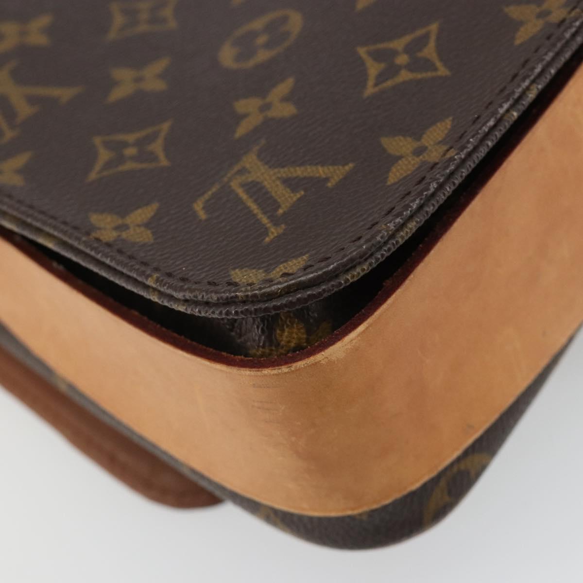 LOUIS VUITTON Monogram Cartouchiere MM Shoulder Bag M51253 LV Auth 187070A