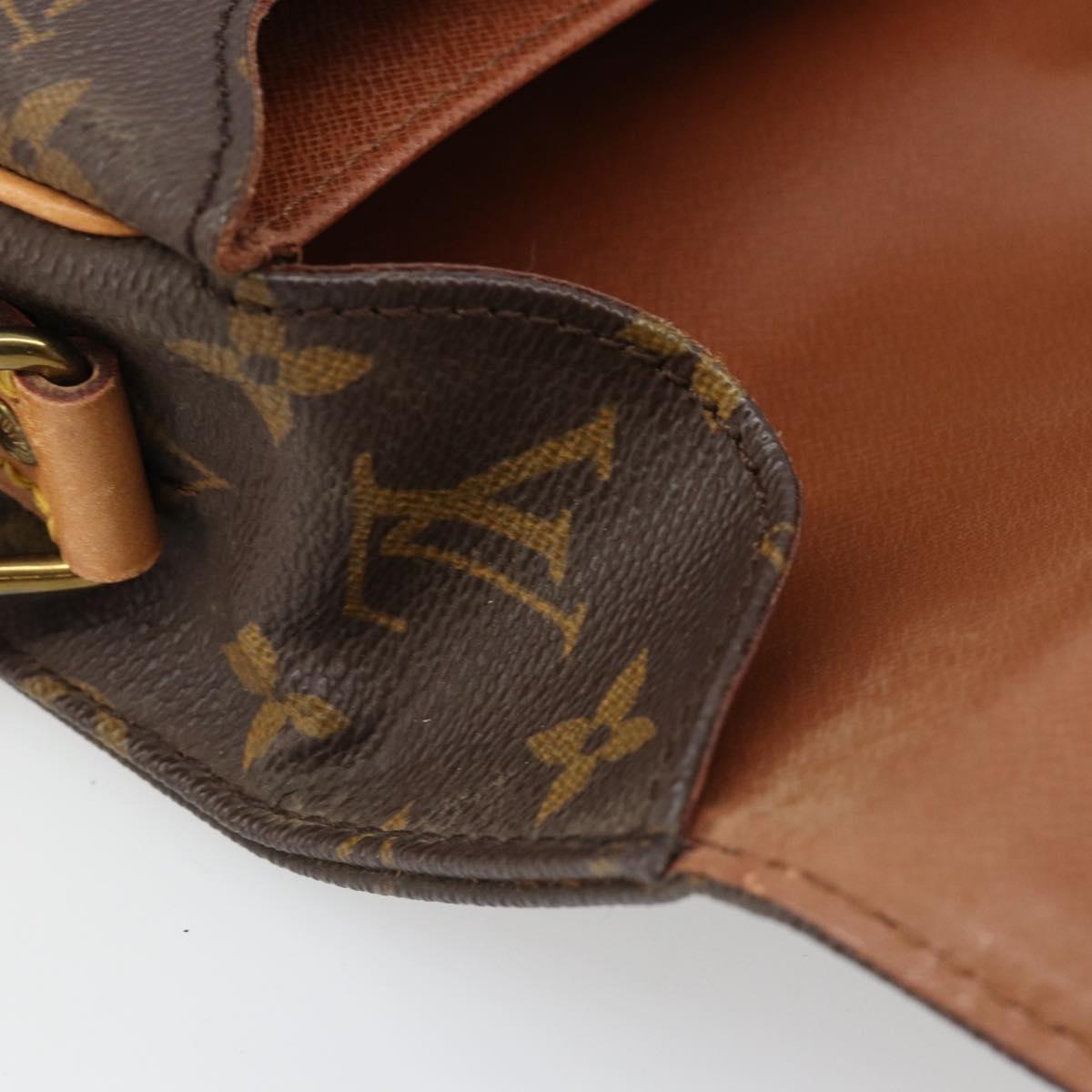 LOUIS VUITTON Monogram Cartouchiere MM Shoulder Bag M51253 LV Auth 187070A